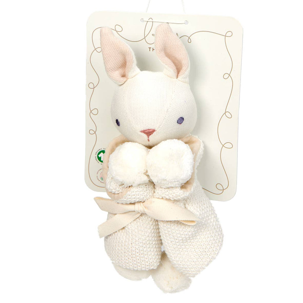 Baby Threads Cream Bunny - Organic Comforter 25cm