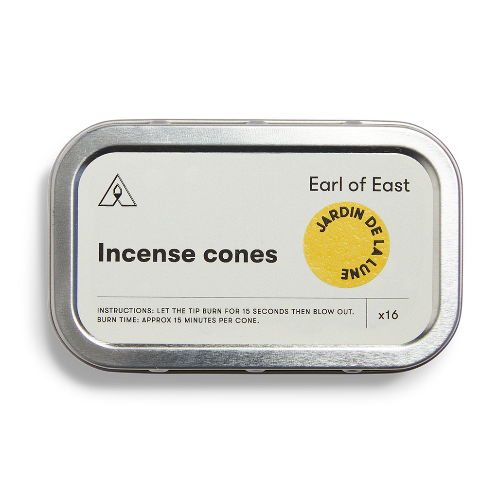 Jardin de la Lune incense cones, pack of 16, Earl of East