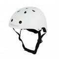 Banwood white kids' bike helmet, 50-54cm adjustable children's helmet