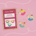 Make your own flying bird decorations craft kit for children, Cotton Twist