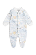 Baby sleepsuit in arctic print, children's babygrow, Sleepy Doe