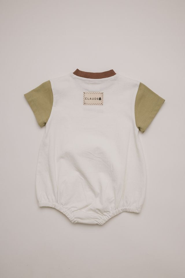 Devon Pistachio Baby Romper