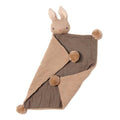 ThreadBear Baby Threads taupe bunny organic comforter, 25cm baby comforter