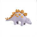 ThreadBear Steggy linen dinosaur, soft stegosaurus toy for children