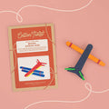 Make your own model aeroplane craft kit for children, Cotton Twist