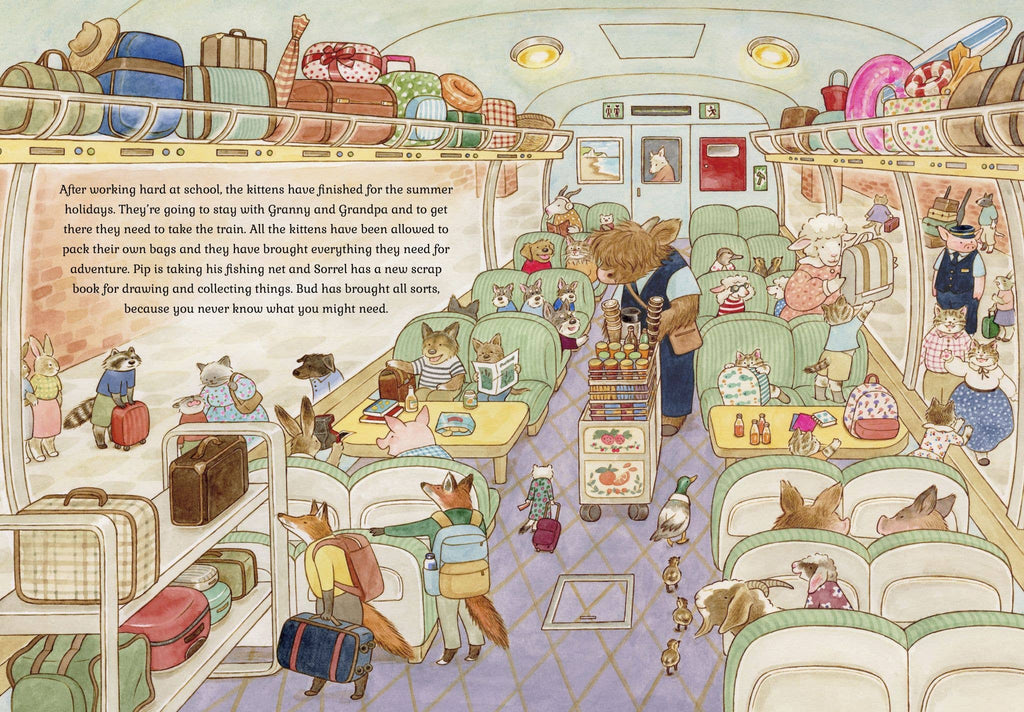 Cat Family Four Seasons