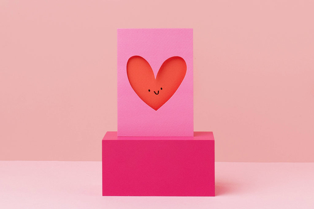 Love Heart - Die Cut Cards - Valentines Day - Anniversary