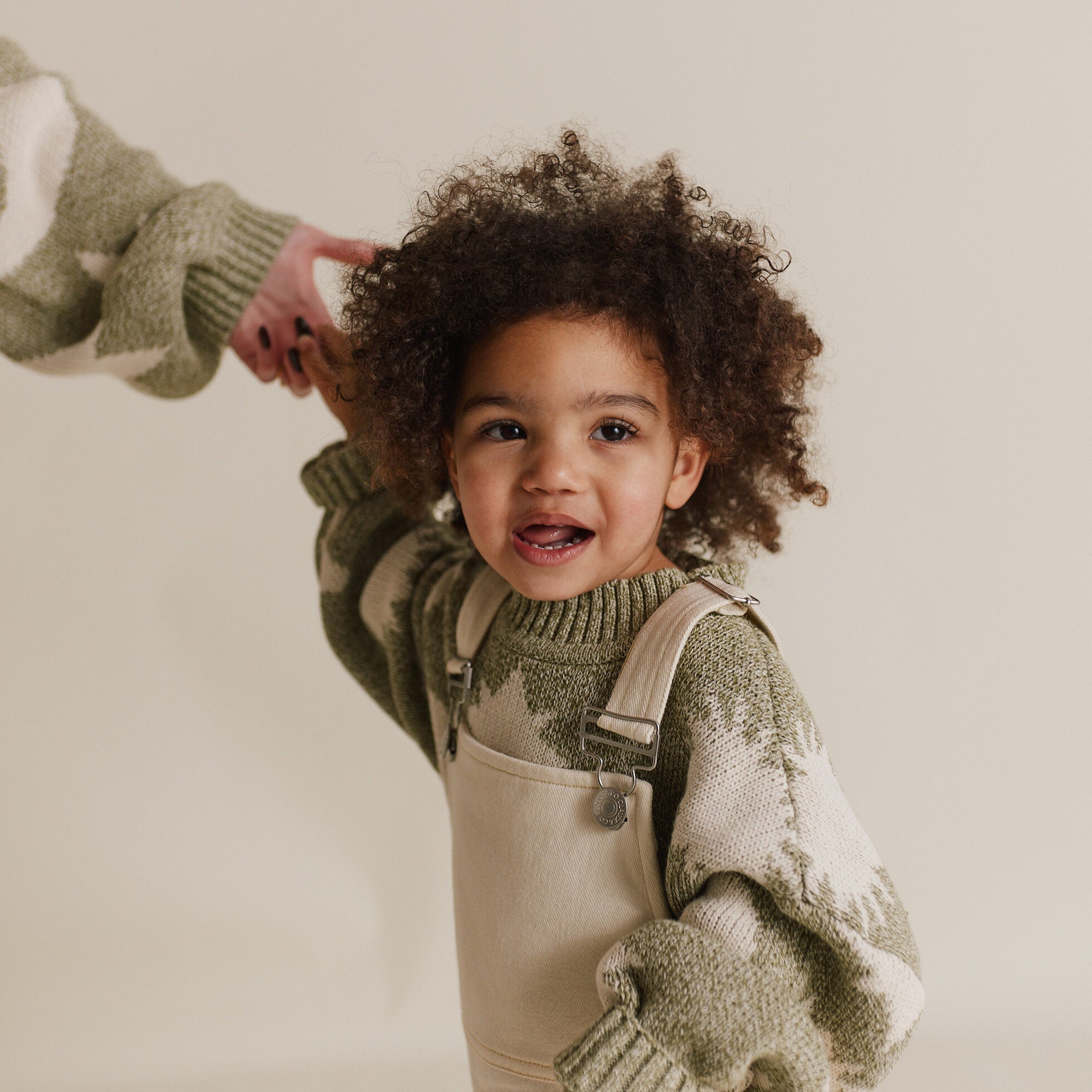 Claude & Co Cozmo Matcha Moon Star Jumper