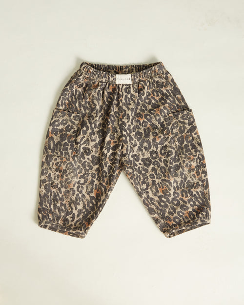 Kids' Emerson leopard print trousers, Claude & Co