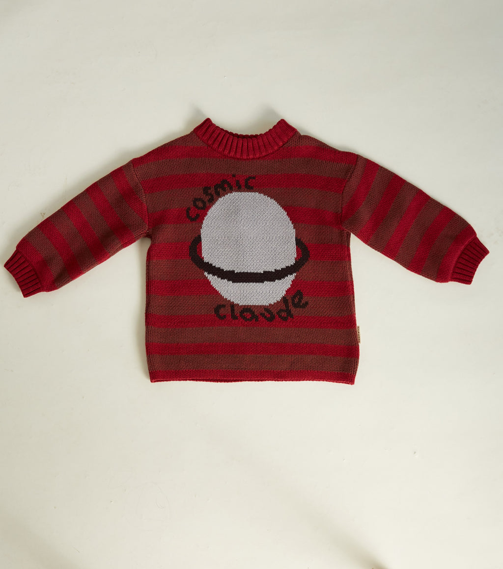 Claude & Co Saturn Maroon Sweater