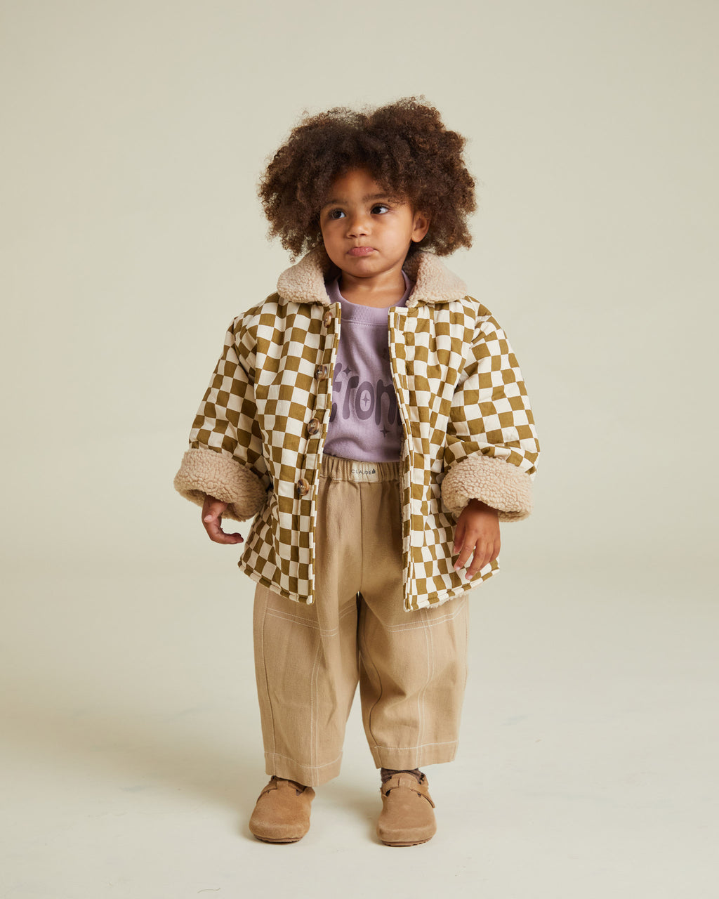 Claude & Co Emery Coco Checkerboard Coat