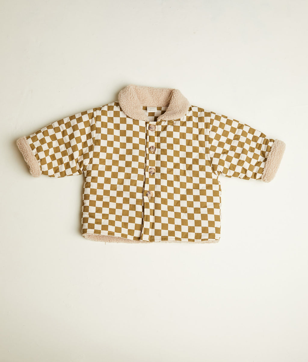 Claude & Co Emery Coco Checkerboard Coat