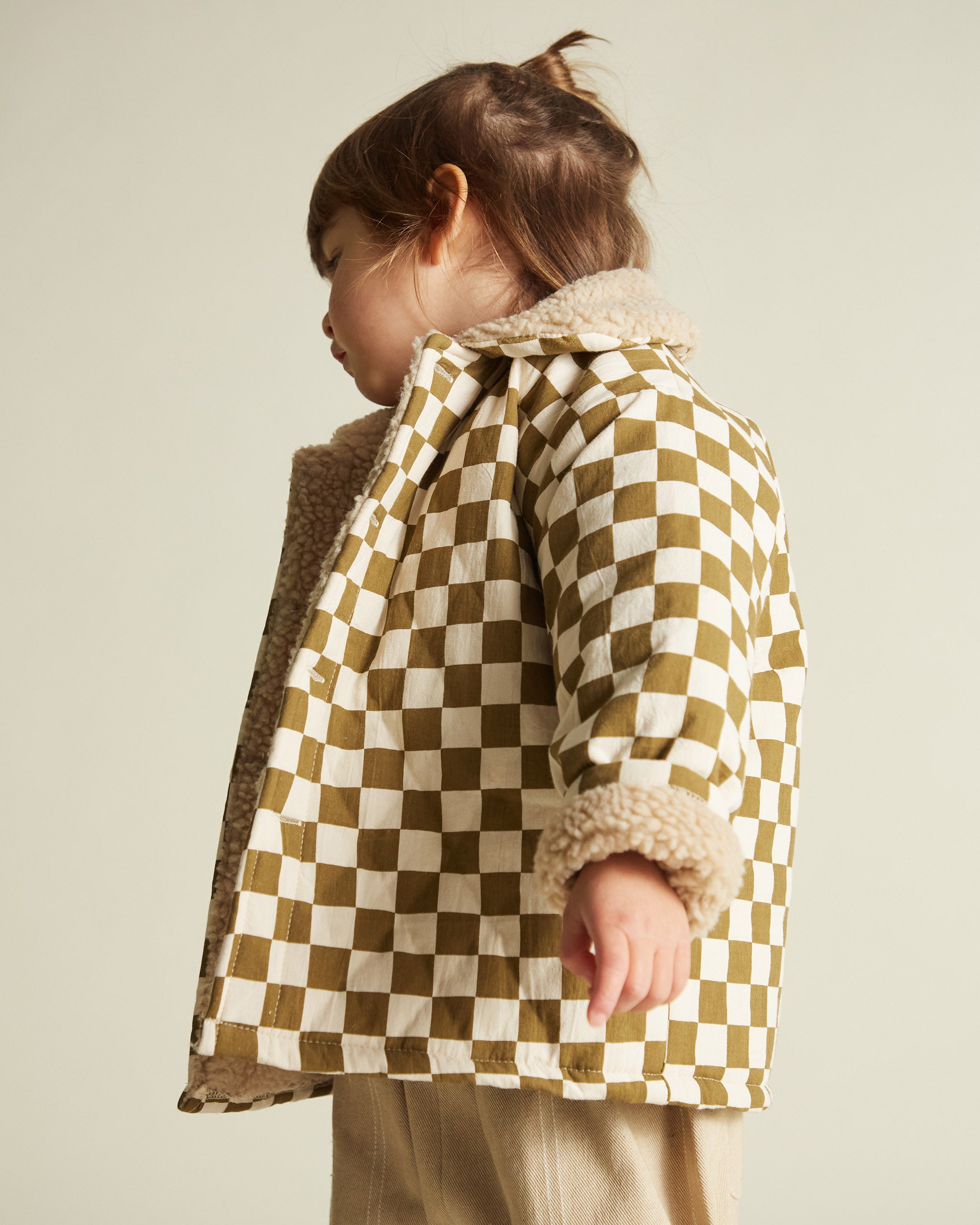 Claude & Co Emery Coco Checkerboard Coat