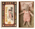 Maileg Little sister mouse in matchbox
