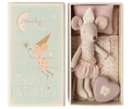 Maileg Tooth fairy mouse, Little sister in matchbox