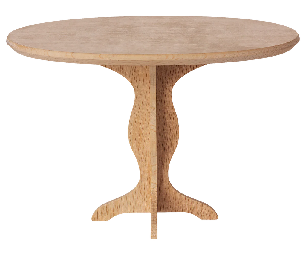 Maileg Oval table, Mini - Nature