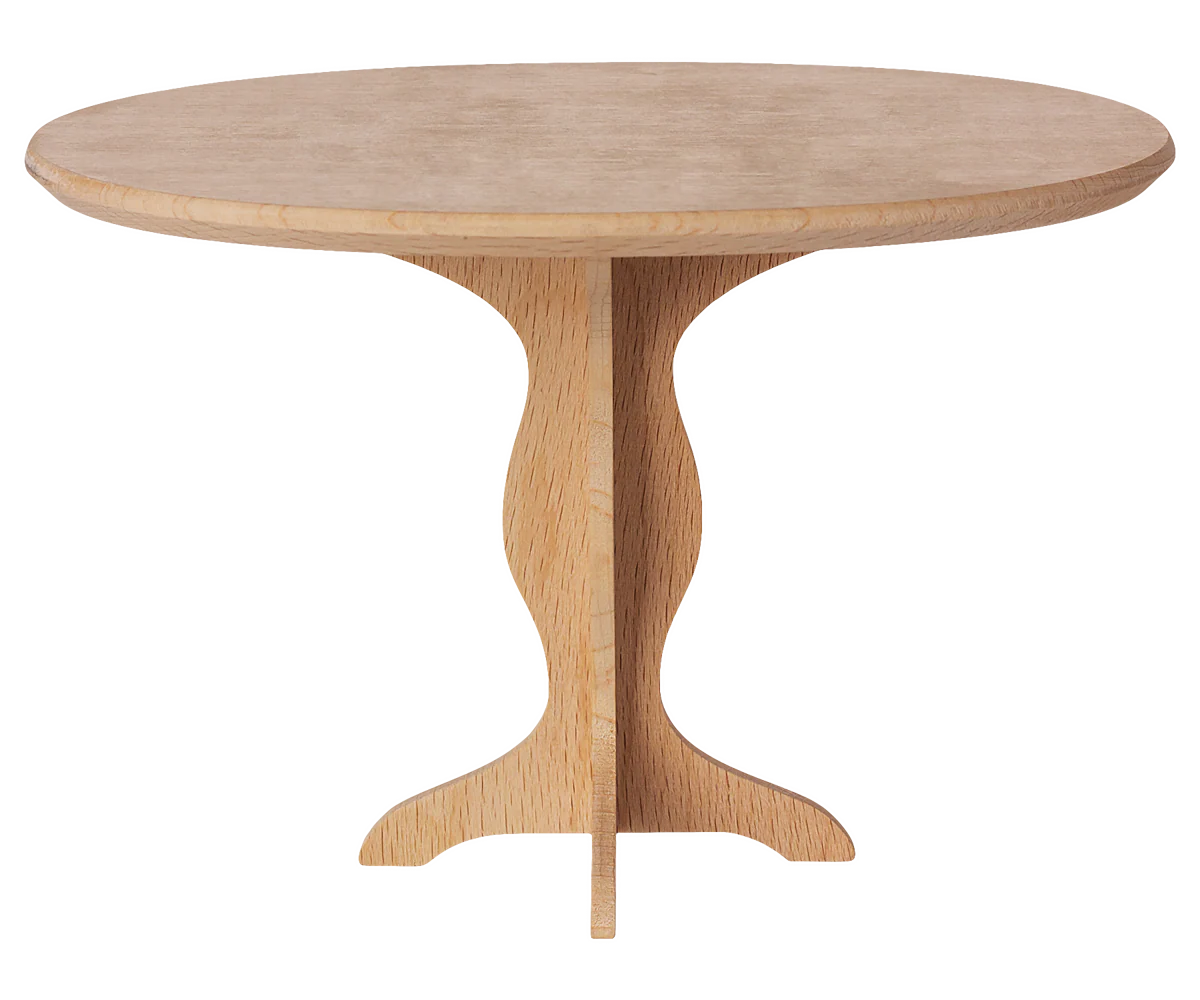 Maileg Oval table, Mini - Nature