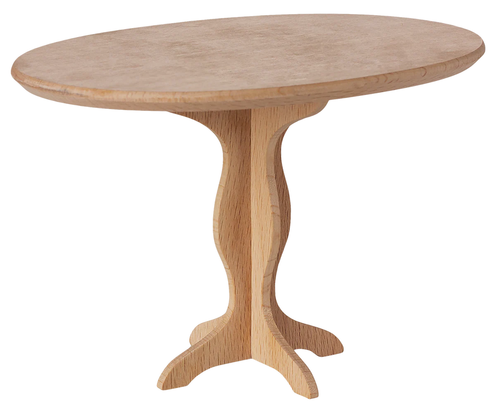 Maileg Oval table, Mini - Nature