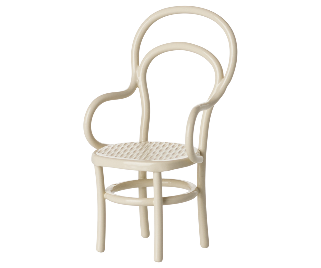 Maileg Vintage chair, Mouse - Off white