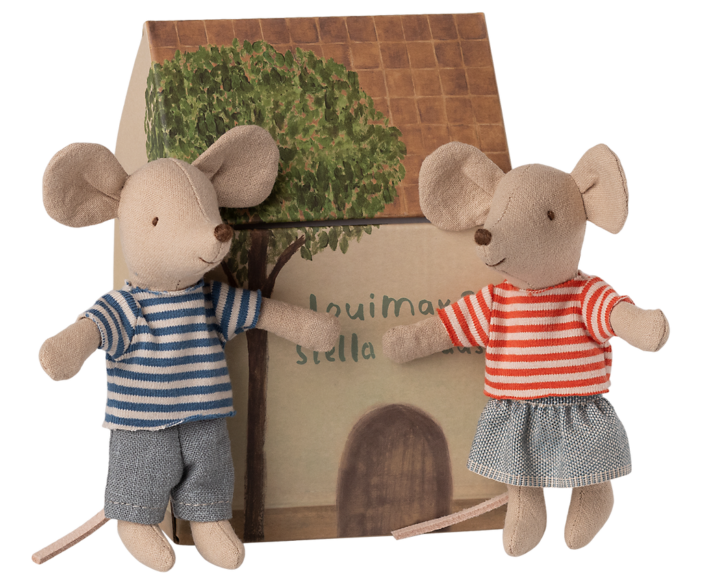 Maileg LouiMax & Stella, Little Brother & Sister Mice