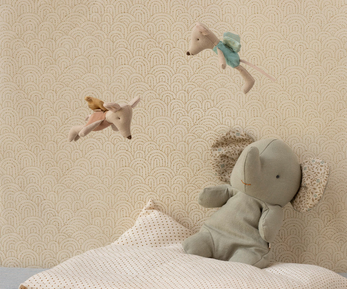 Maileg Fairy Mouse, Little - Powder