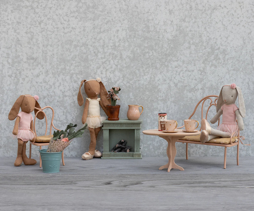 Maileg Oval table, Mini - Nature