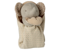 Maileg Lullaby Friends elephant, mini, iron grey soft baby toy