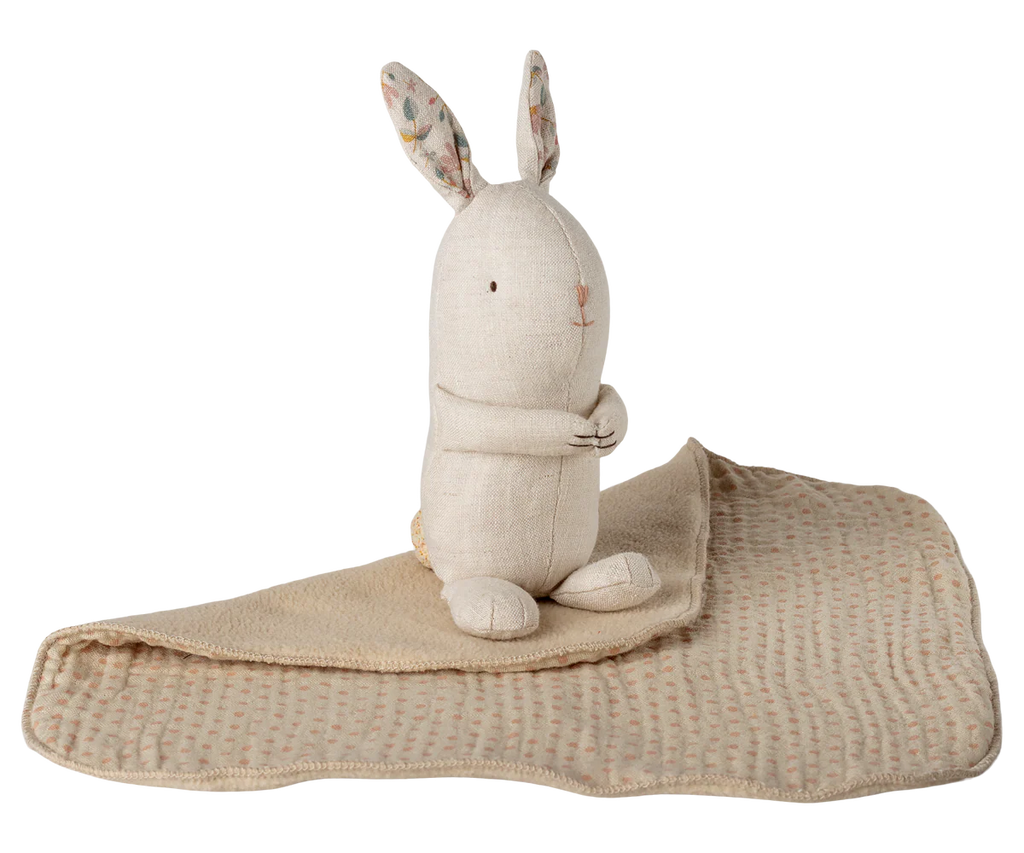 Maileg Lullaby Friends bunny, mini, nature soft baby toy