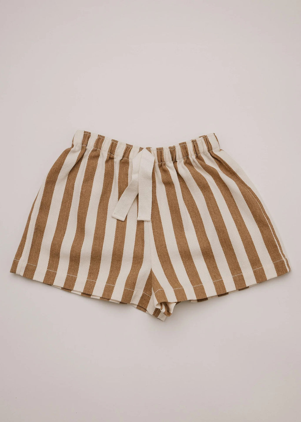 Kids' Harper hazelnut stripe shorts, children's shorts, Claude & Co