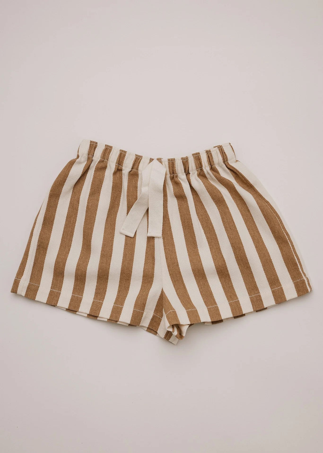 Kids' Harper hazelnut stripe shorts, children's shorts, Claude & Co