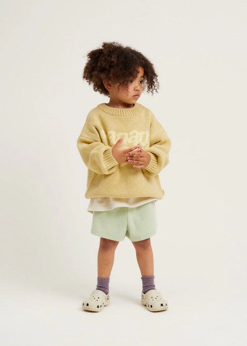 Kids' Emmi pistachio shorts, children's shorts, Claude & Co