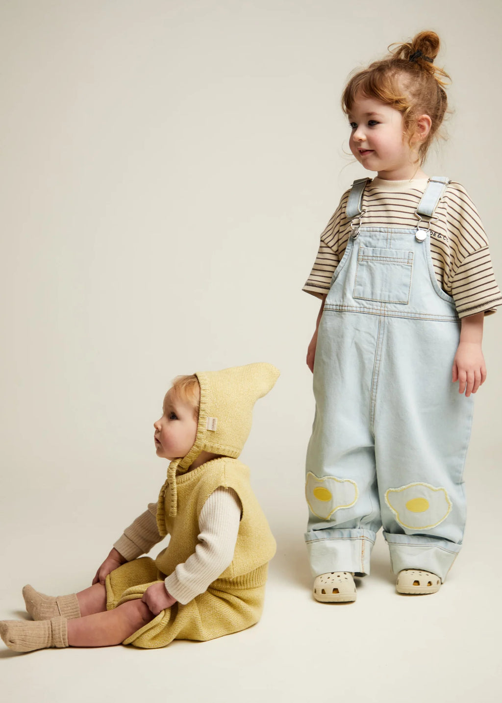 Claude & Co Blythe Egg Patch Denim Dungaree