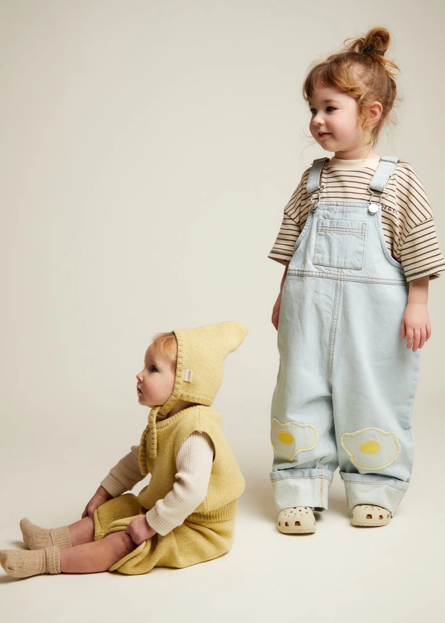 Claude & Co Blythe Egg Patch Denim Dungaree
