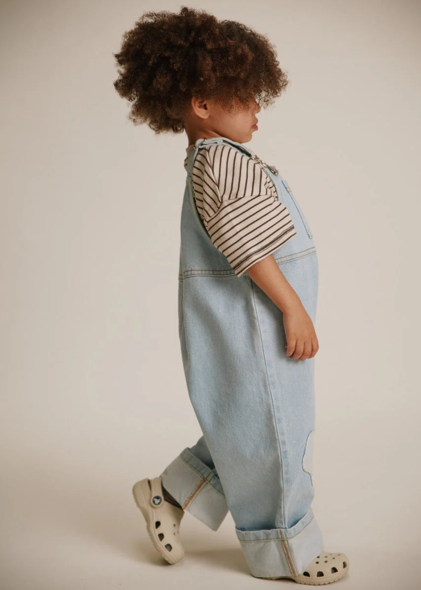 Claude & Co Blythe Egg Patch Denim Dungaree