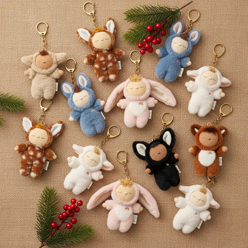 Olli Ella Cozy Bag Charm Lamby Pookie