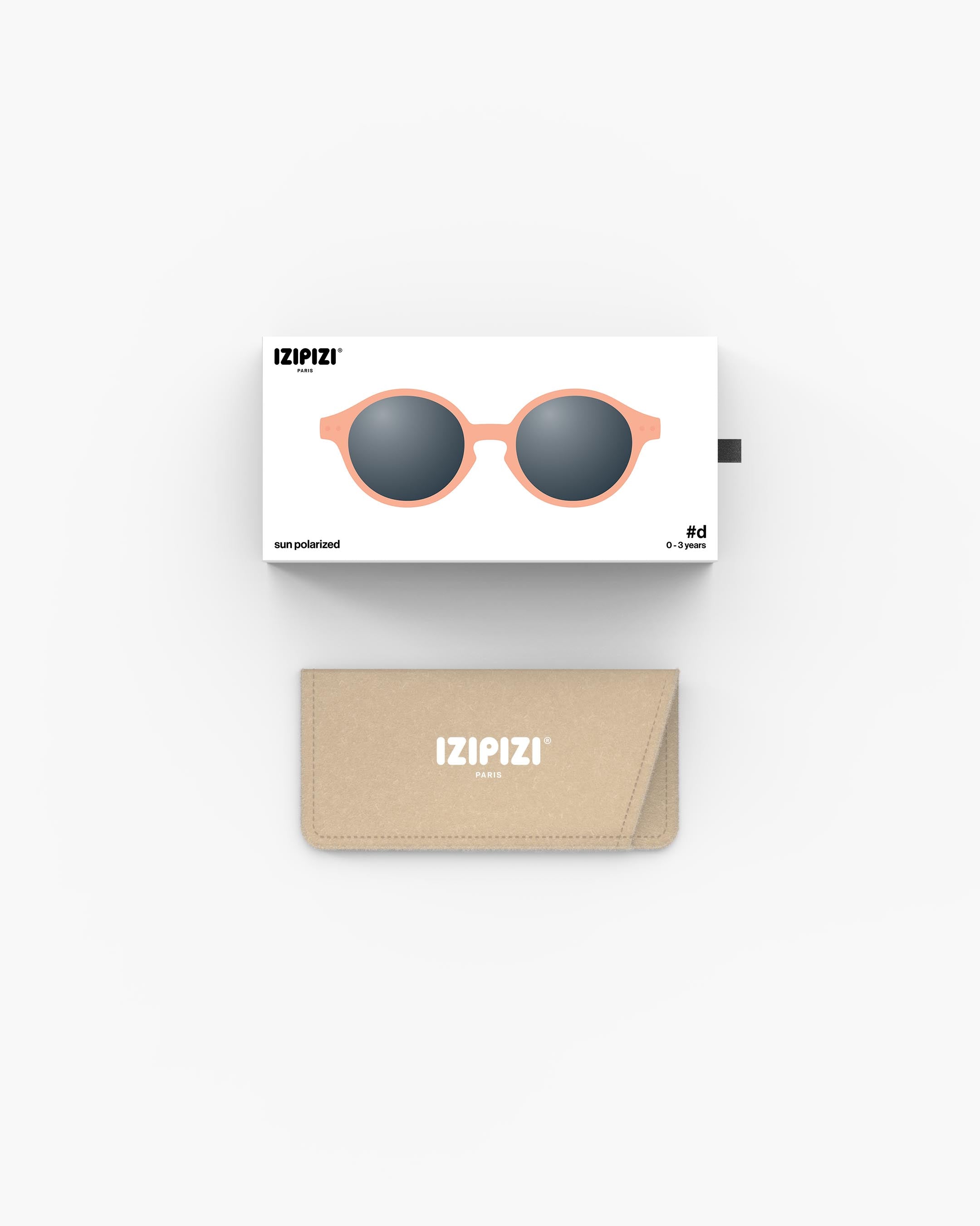 Izipizi Baby Sunglasses #D – Apricot (0–3 Years)
