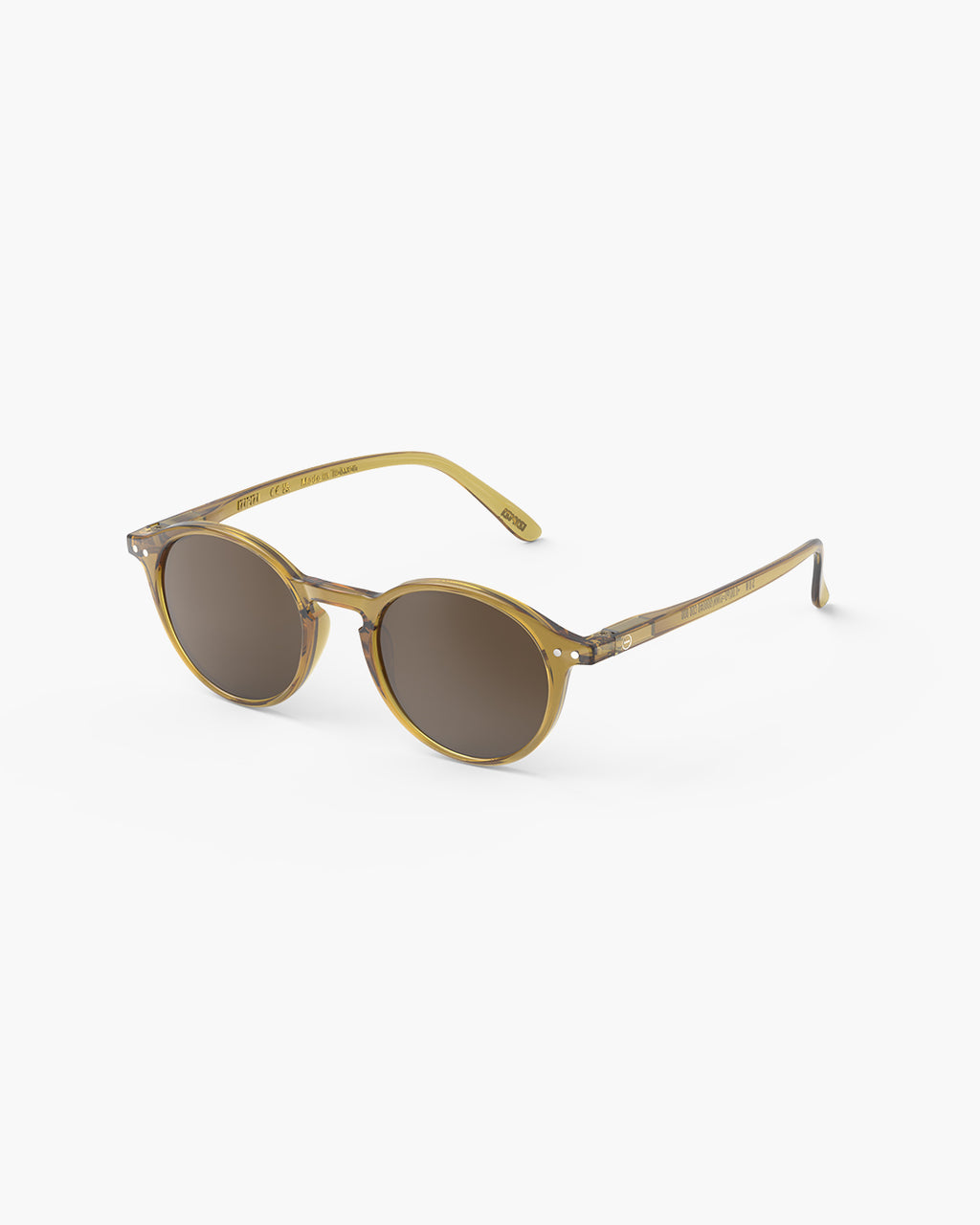 Adult sunglasses #D in golden green, Izipizi