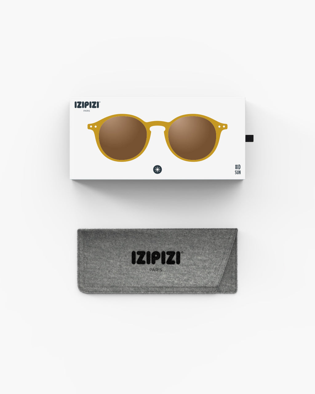 Adult sunglasses #D in golden green, Izipizi