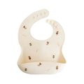 Fairy mice silicone baby bib, children's feeding bib, Mushie