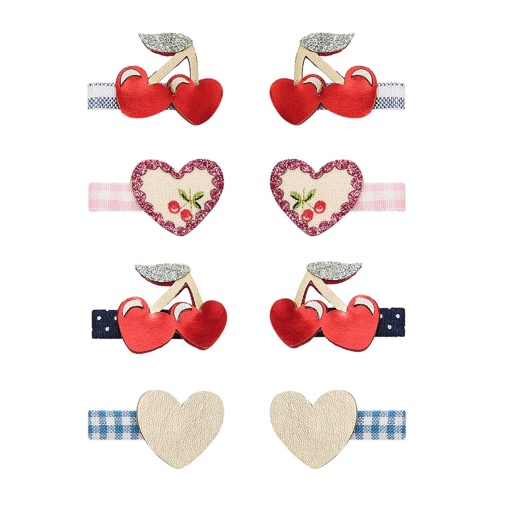 Mimi & Lula Red cherries mini clips