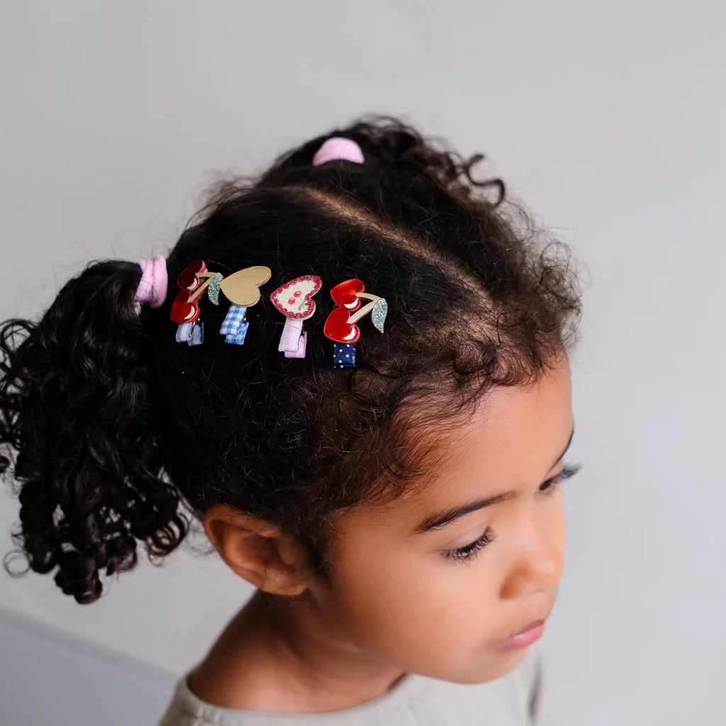 Mimi & Lula Red cherries mini clips