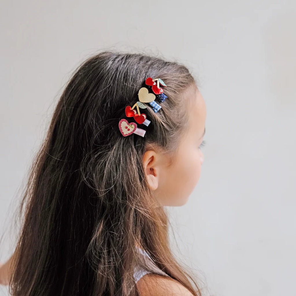 Mimi & Lula Red cherries mini clips