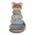 Forest Friends rocking ring stacker, wooden baby toy, Little Dutch