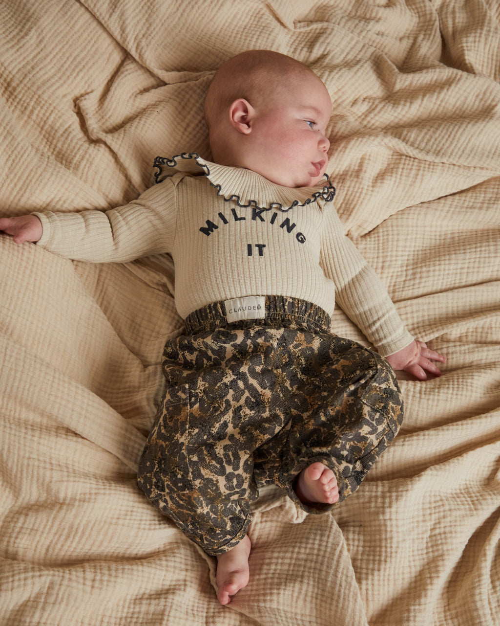 Claude & Co Milking It Oat Baby Grow