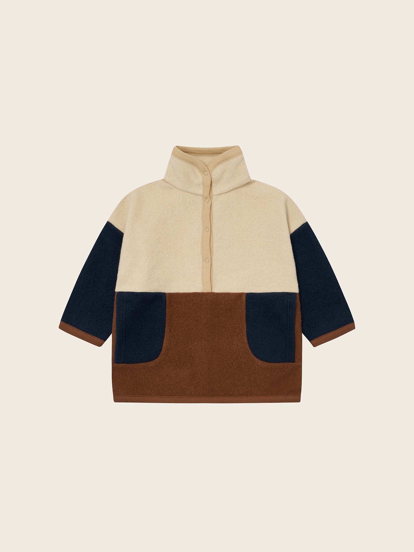 Organic Zoo Colour Block Fleece Sweater