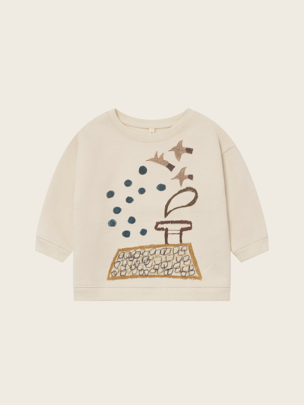 Organic Zoo Rooftop Gathering Sweatshirt Undyed