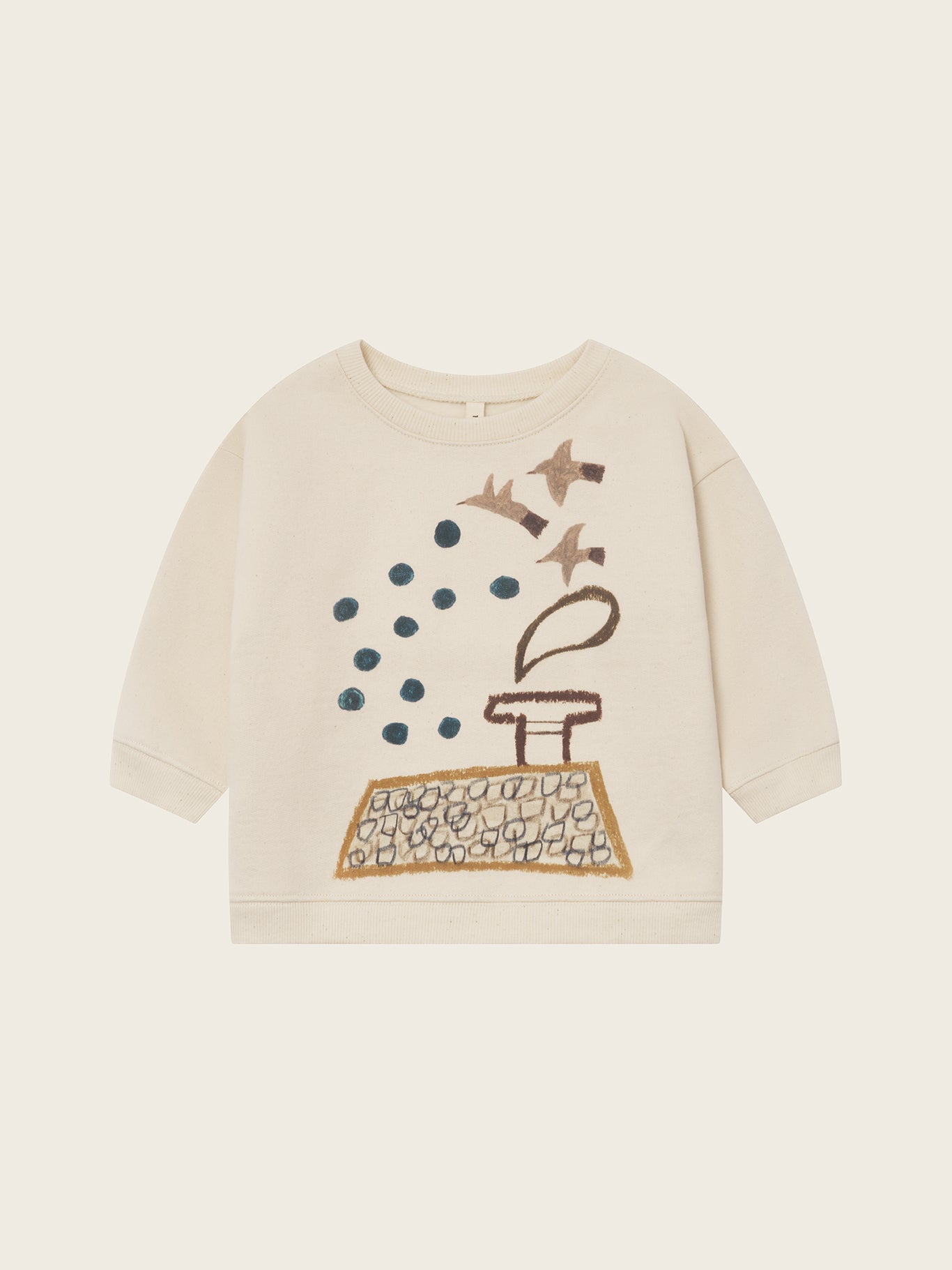 Organic Zoo Rooftop Gathering Sweatshirt Undyed