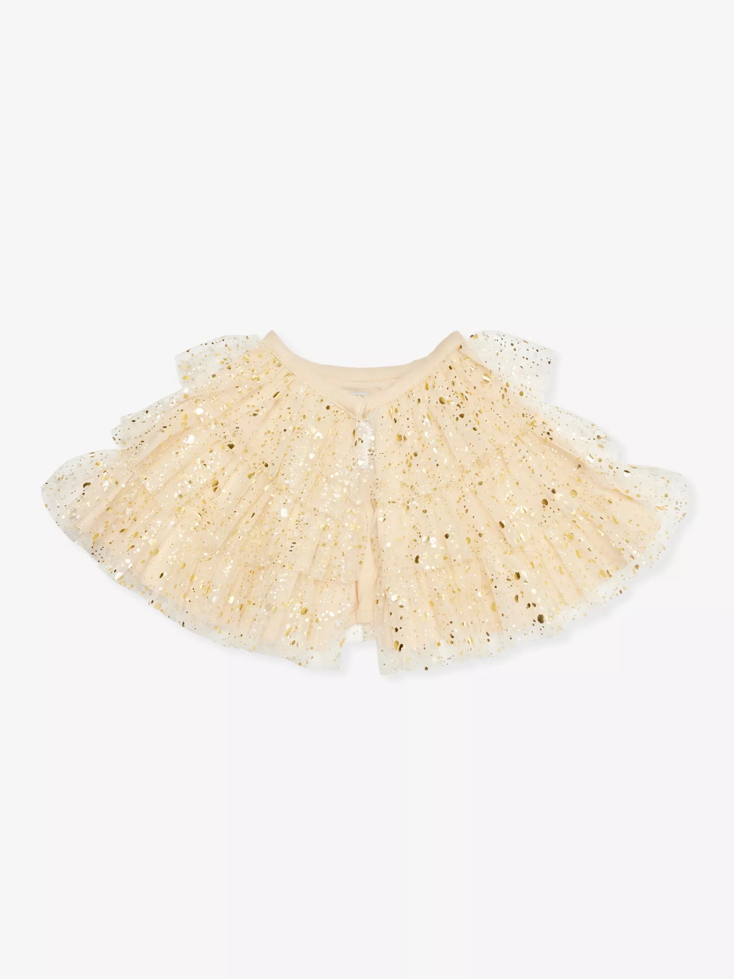 Bob & Blossom Gold Sparkle Layer Cape
