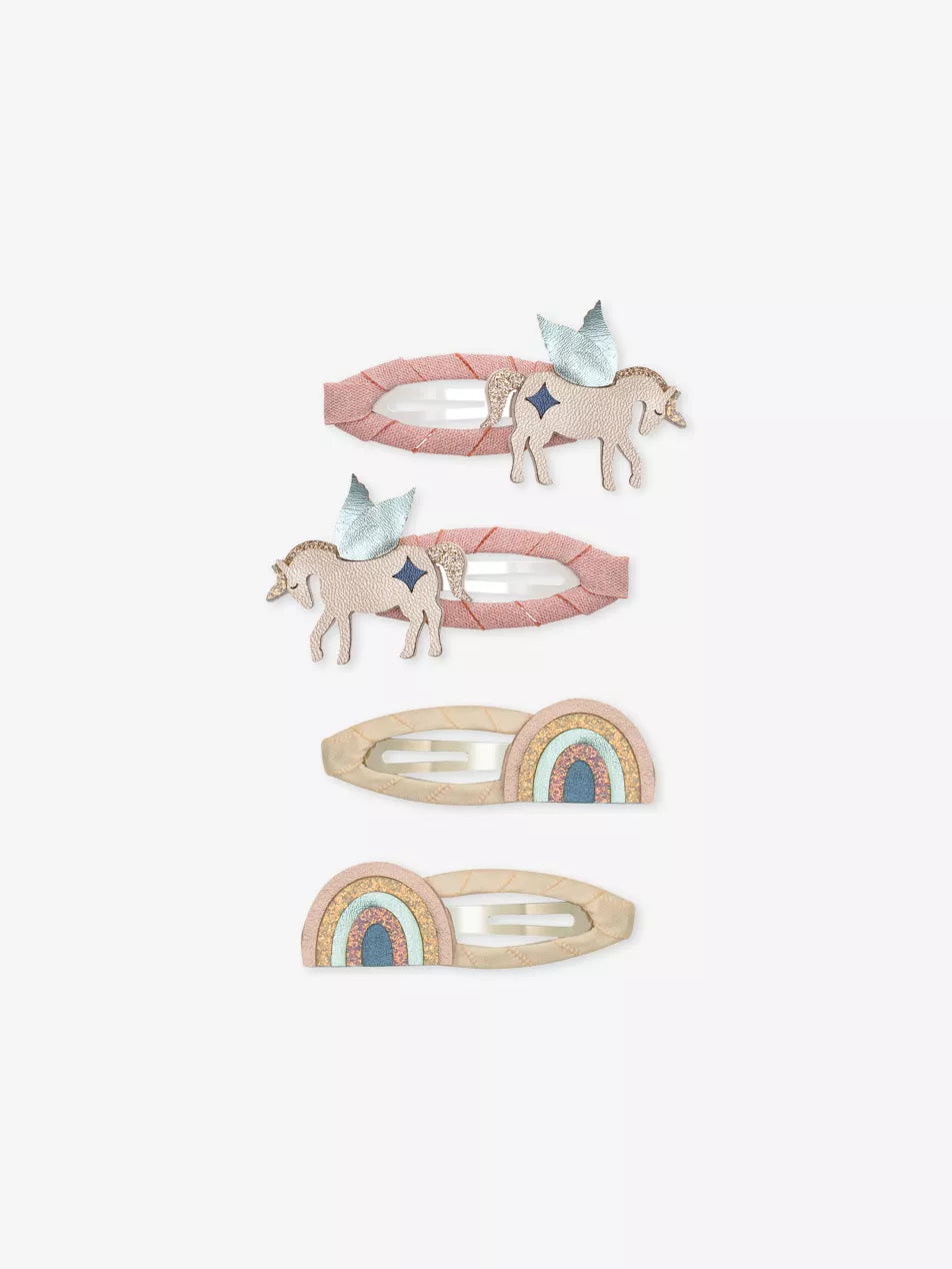 Mimi & Lula Winged Unicorn Rainbow Clic Clacs