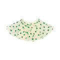 Girls' vanilla tutu skirt with green glitter hearts, Bob & Blossom